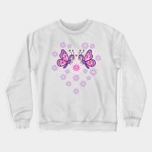 Butterflies Love Crewneck Sweatshirt